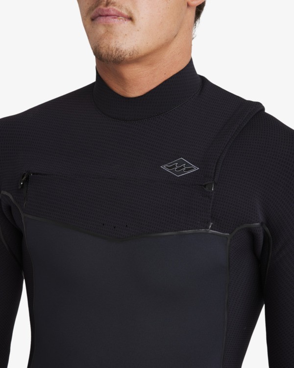 5 4/3mm Revolution Pro - Chest Zip Wetsuit for Men Black 24AW191501 Billabong
