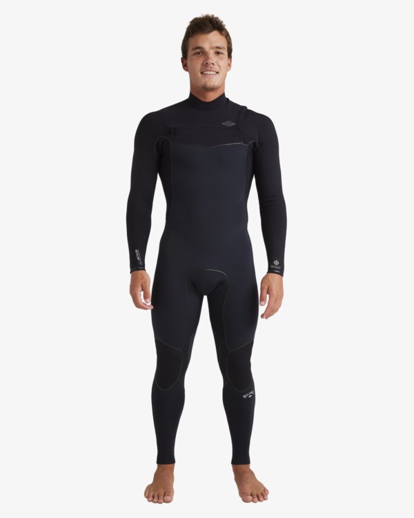 0 4/3mm Revolution Pro - Chest Zip Wetsuit for Men Black 24AW191501 Billabong