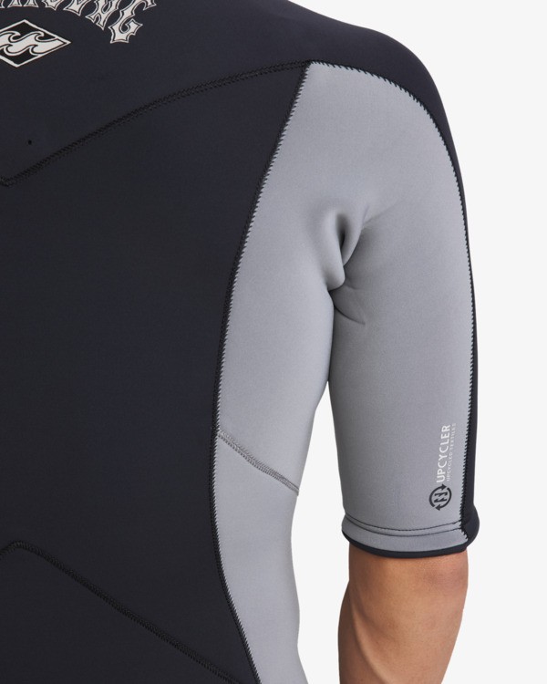 8 2/2mm Absolute Natural - Short Sleeve Chest Zip Wetsuit for Men Gray 24AW191512 Billabong