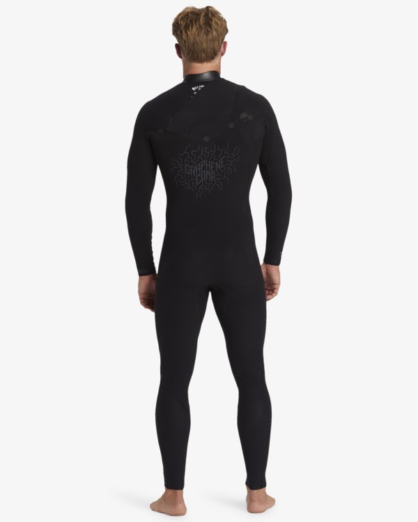 8 4/3mm Revolution Natural - Chest Zip Wetsuit for Men Red 24AW193512 Billabong