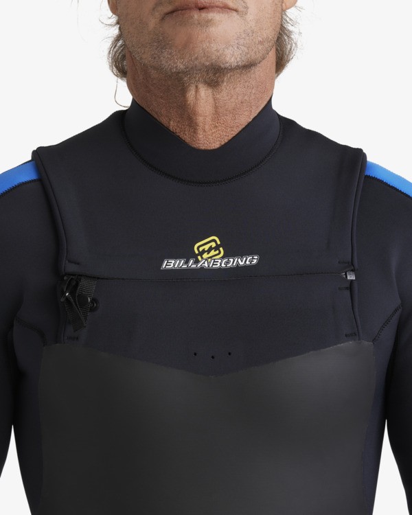 3 3/2mm Oscillator Natural - Fato de surf com fecho no peito para Homem Azul 24AW193515 Billabong