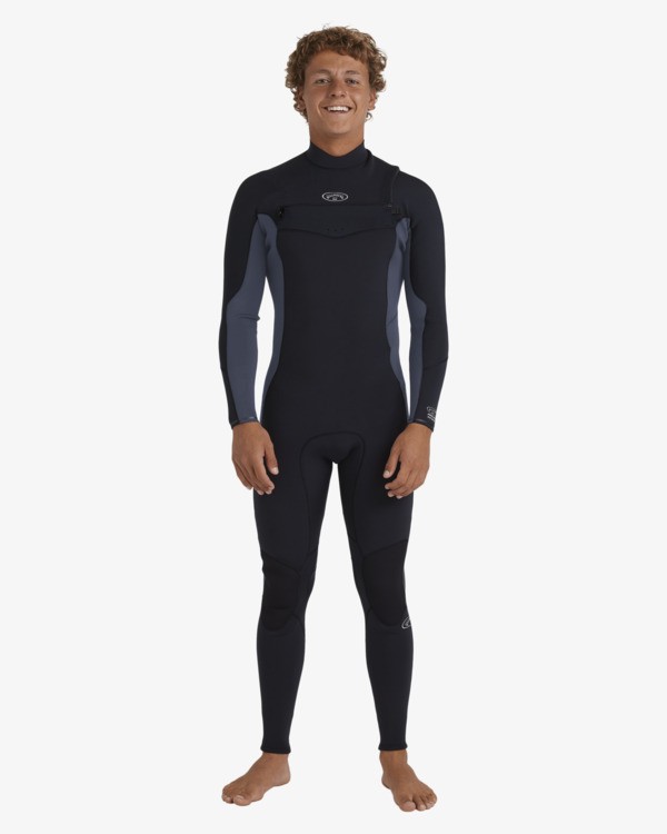 0 4/3mm Absolute Natural - Chest-Zip-Neoprenanzug für Männer Blau 24AW193525 Billabong