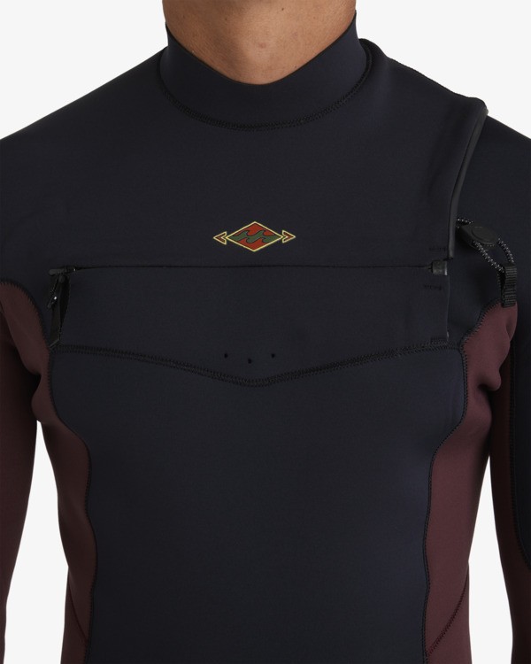 3 5/4mm Absolute Natural - Chest Zip Wetsuit for Men Purple 24AW193526 Billabong