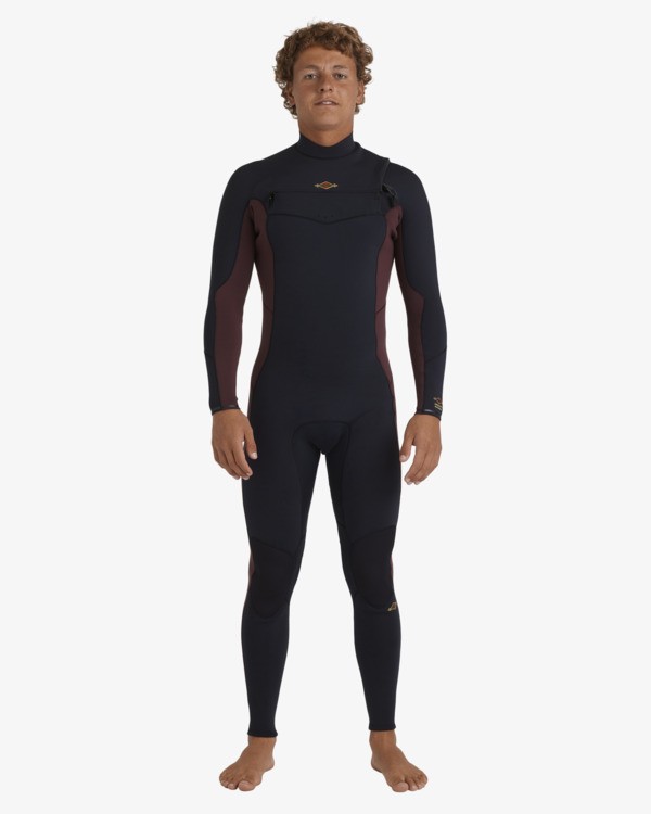 0 5/4mm Absolute Natural - Chest Zip Wetsuit for Men Purple 24AW193526 Billabong