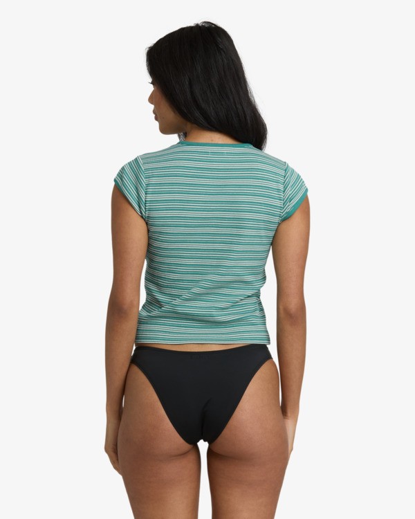 2 OSLO - Kurzärmliges Crop Top für Frauen Blau 24B011503 Billabong