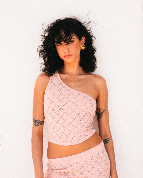 0 Sun Dazed - Asymmetric Top for Women Pink 24B021511 Billabong