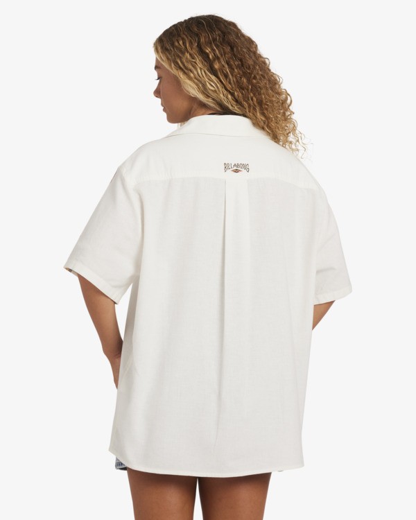 2 Otis Dreaming - Short Sleeve Shirt for Women White 24B043572 Billabong