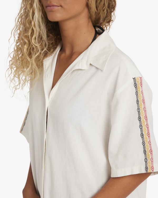 4 Otis Dreaming - Short Sleeve Shirt for Women White 24B043572 Billabong