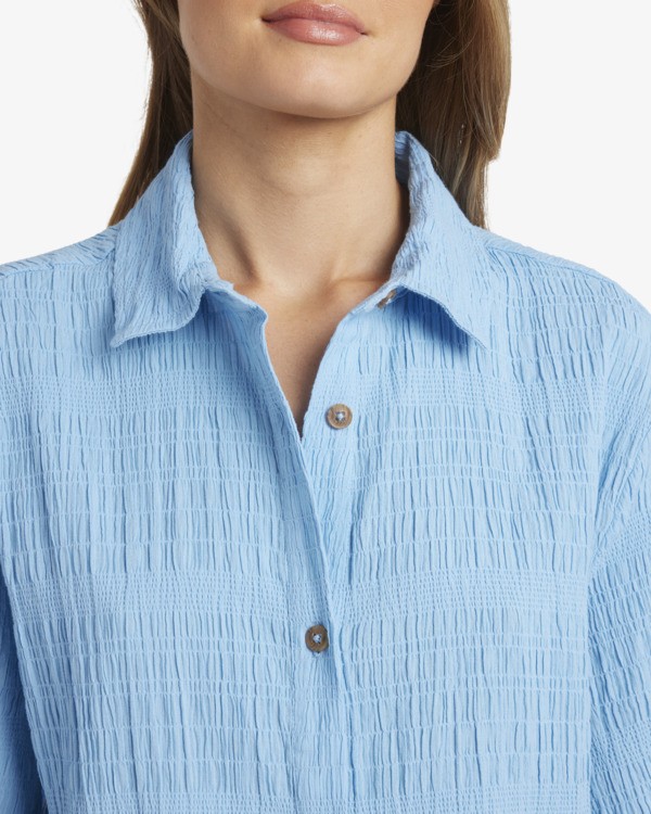 6 Laura - Kurz&auml;rmliges Hemd f&uuml;r Frauen Rot 24B044500 Billabong