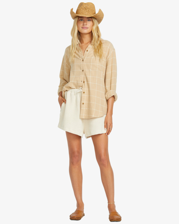 1 Layer Up - Long Sleeves Shirt for Women Beige 24B051501 Billabong