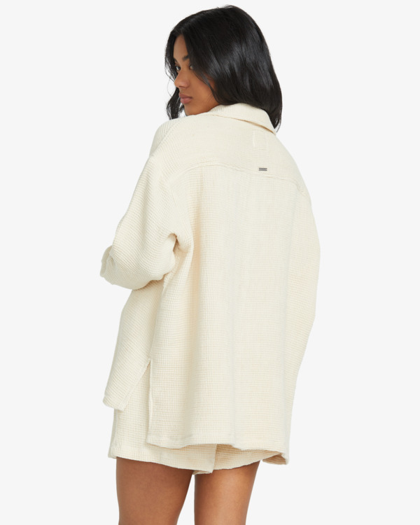 2 So Cozy - Long Sleeves Shacket for Women Beige 24B051503 Billabong