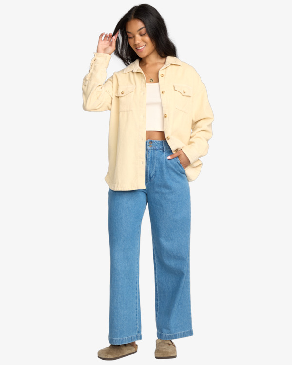 1 Fadeaway - Hemdjacke für Frauen Weiss 24B053501 Billabong