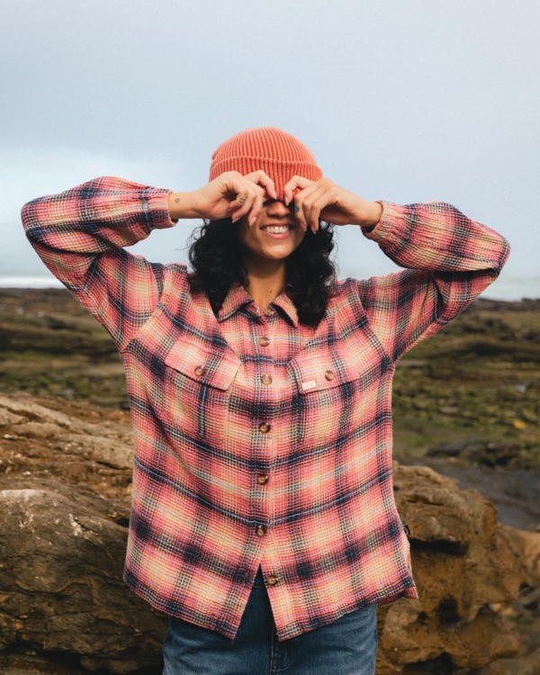 0 Big Bear - Langärmliges Hemd für Frauen Rosa 24B053504 Billabong