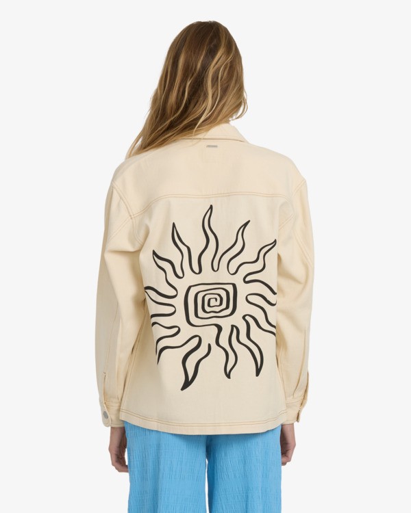 3 Laura Twill - Overshirt for Women White 24B054506 Billabong