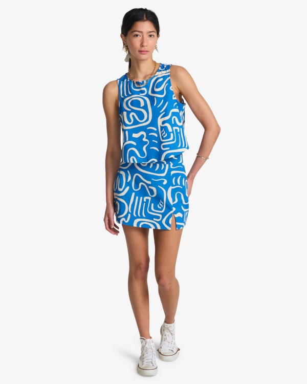 1 So Breezy - Top f&uuml;r Frauen Blau 24B061603 Billabong