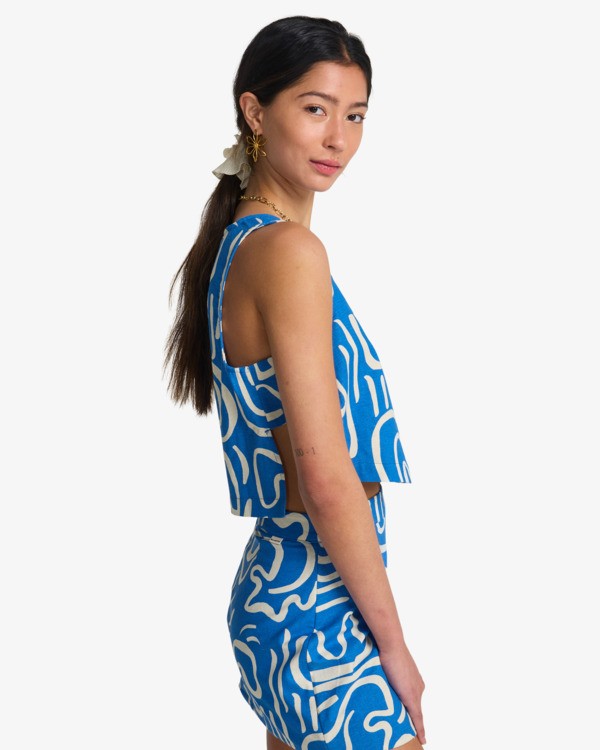 3 So Breezy - Top f&uuml;r Frauen Blau 24B061603 Billabong