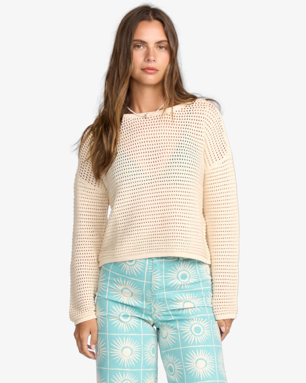 1 Daybreak - Pull pour Femme Blanc 24B071500 Billabong