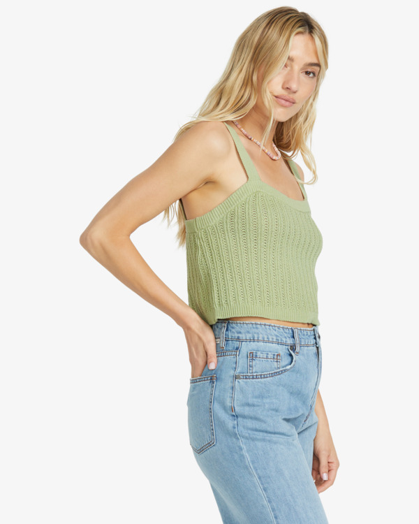 3 Tropic Rome - Débardeur pull pour Femme Vert 24B071504 Billabong