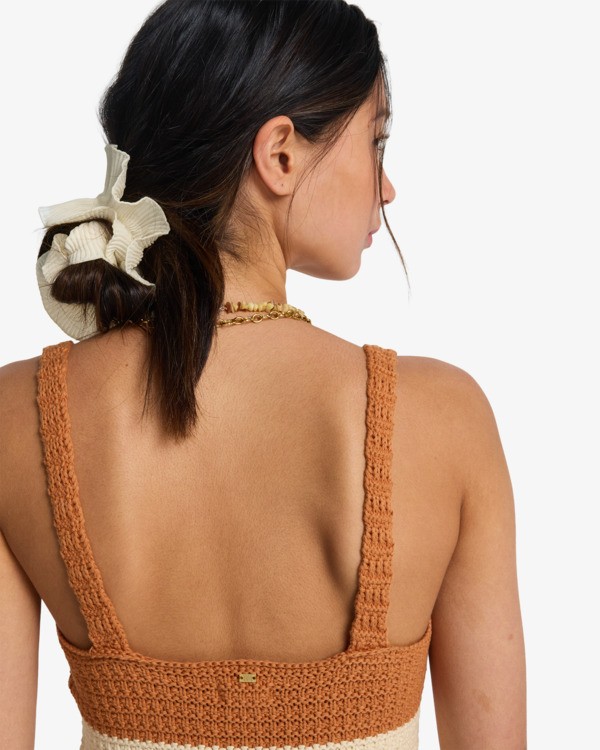 5 Anders - Smanicato a maglia da Donna Brown 24B071602 Billabong