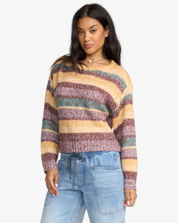 3 So Spaced Out - Relaxed Fit Sweater for Women Multi 24B073512 Billabong