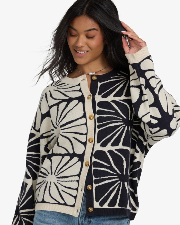 1 Overheated - Cardigan für Frauen Schwarz 24B074508 Billabong