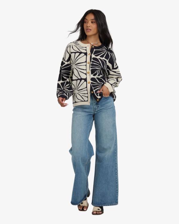 2 Overheated - Cardigan für Frauen Schwarz 24B074508 Billabong