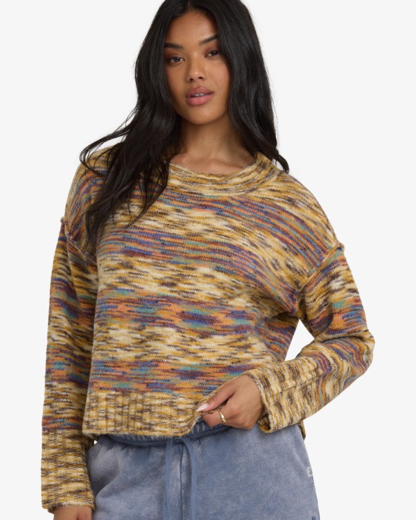 1 Malibu Creek - Pullover für Frauen Braun 24B074513 Billabong
