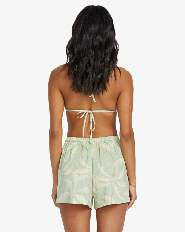 3 Sun Fade - Short con cintura elástica para Mujer Verde 24B091511 Billabong