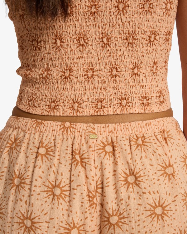 4 Sun Fade - Bermuda con vita elasticizzata da Donna Orange 24B091511 Billabong