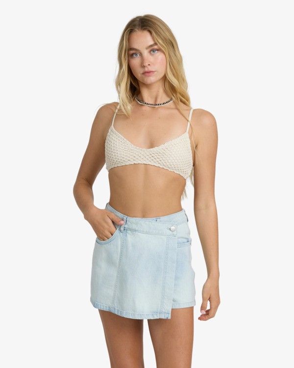 0 Jade Saltwashed - Jeansrock für Frauen Schwarz 24B091603 Billabong