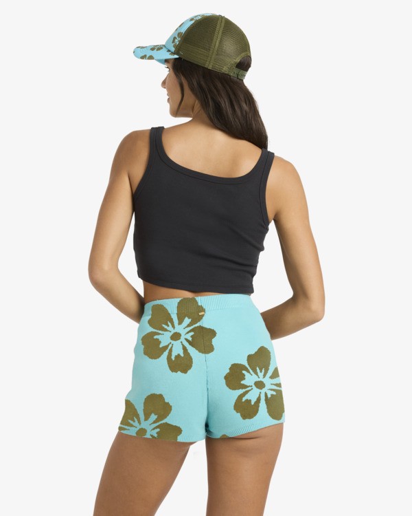 3 Last Summer - Elasticated Shorts for Women Blue 24B091604 Billabong