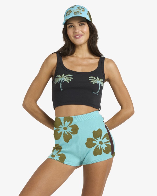 0 Last Summer - Elasticated Shorts for Women Blue 24B091604 Billabong