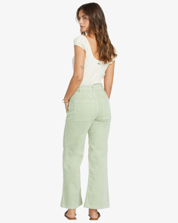 2 Be Free - Calças de cintura fixa para Mulher Verde 24B111502 Billabong