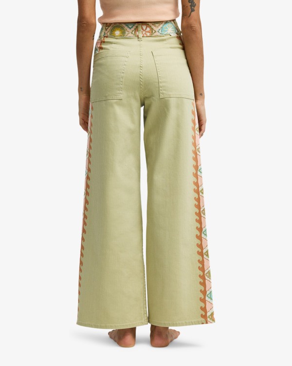 3 Free Fall - Pantalon ample pour Femme Vert 24B112500 Billabong