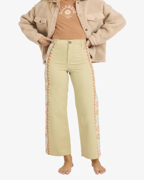 1 Free Fall - Pantalon ample pour Femme Vert 24B112500 Billabong