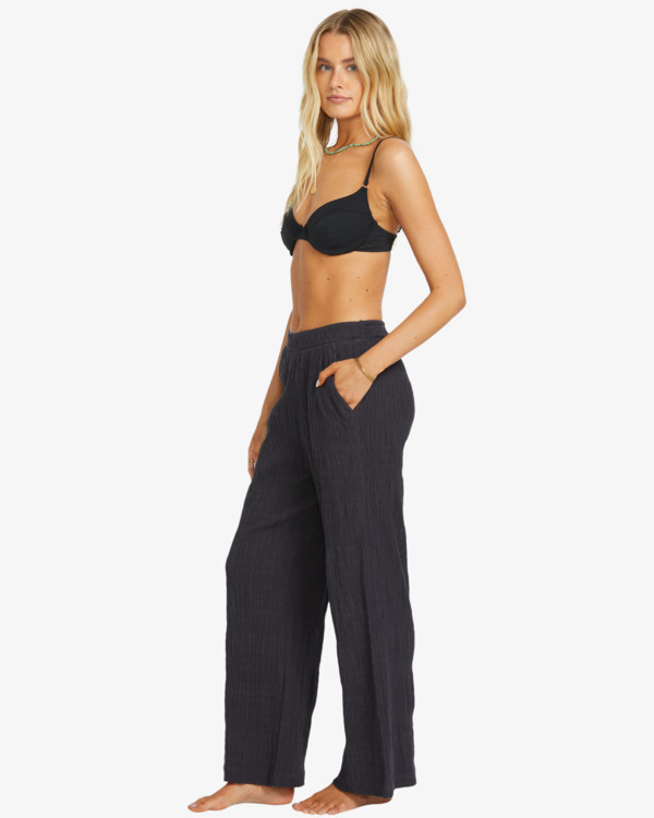 3 Sandy Shore - Elastic Waist Pants for Women Black 24B121504 Billabong