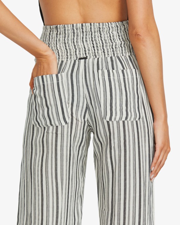 4 New Waves 2 - Pantaloni con vita elastica da Donna Black 24B121505 Billabong