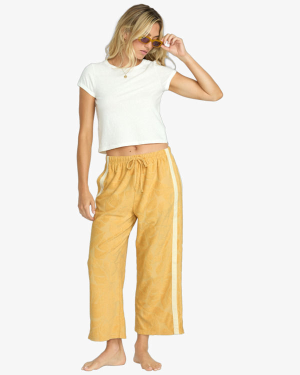 1 SUN PALM TERRY PNT Yellow 24B122500 Billabong