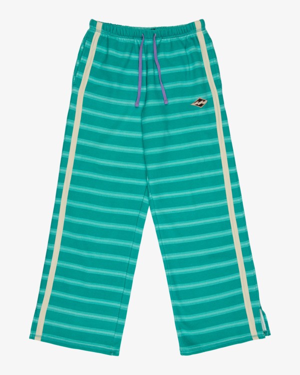 0 Party Block - Wide Leg Tracksuit Bottoms for Women Blue 24B123510 Billabong