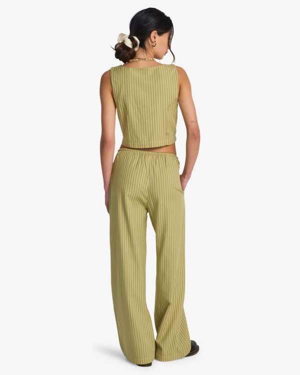 3 Another Wave - Pantalon l&eacute;ger pour Femme Vert 24B123512 Billabong