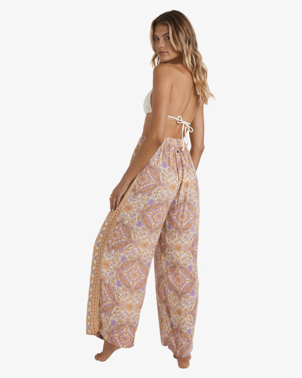 3 Just For You Follow Me - Elasticated Waist Trousers for Women Orange 24B123571 Billabong