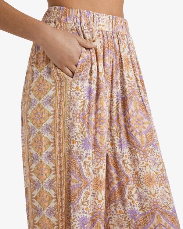 7 Just For You Follow Me - Elasticated Waist Trousers for Women Orange 24B123571 Billabong