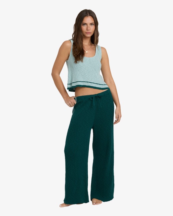 2 Summery Nights - Rippstrick-Schlaghose für Frauen Rosa 24B124505 Billabong