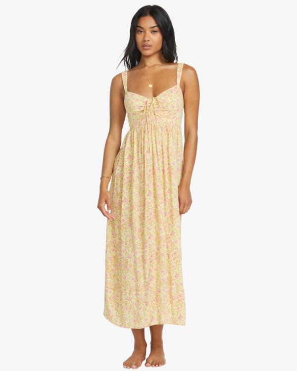 0 So Dreamy - Midi Dress for Women Yellow 24B131523 Billabong