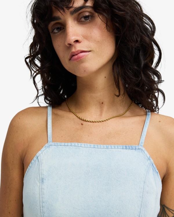 4 Jade Saltwashed - Vestito in denim da Donna Black 24B131600 Billabong