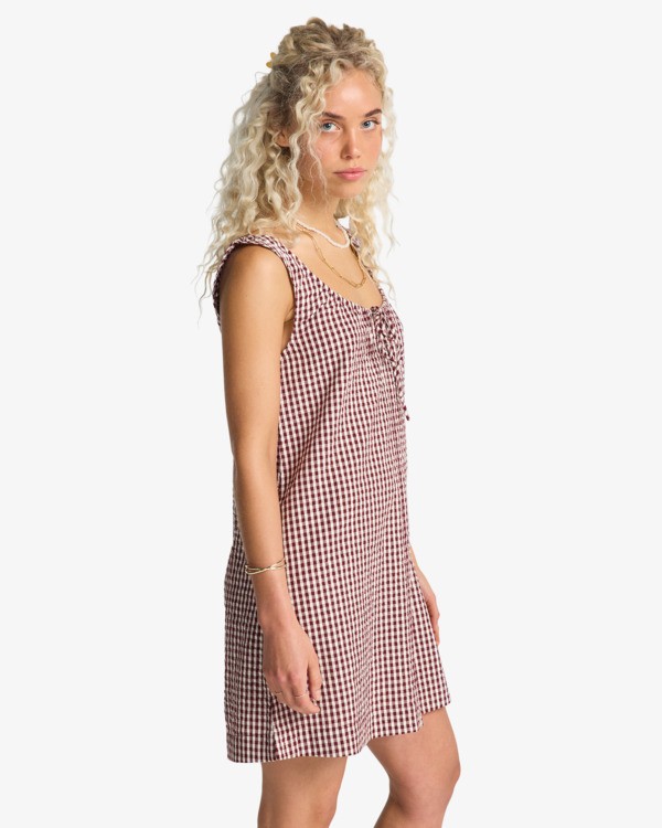 3 Sweet As Ever - Robe midi fluide pour Femme Rouge 24B131620 Billabong