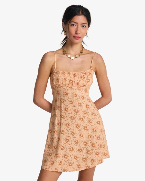 0 Dreaming Of Sun - Mini Vestitino da Donna Orange 24B132518 Billabong