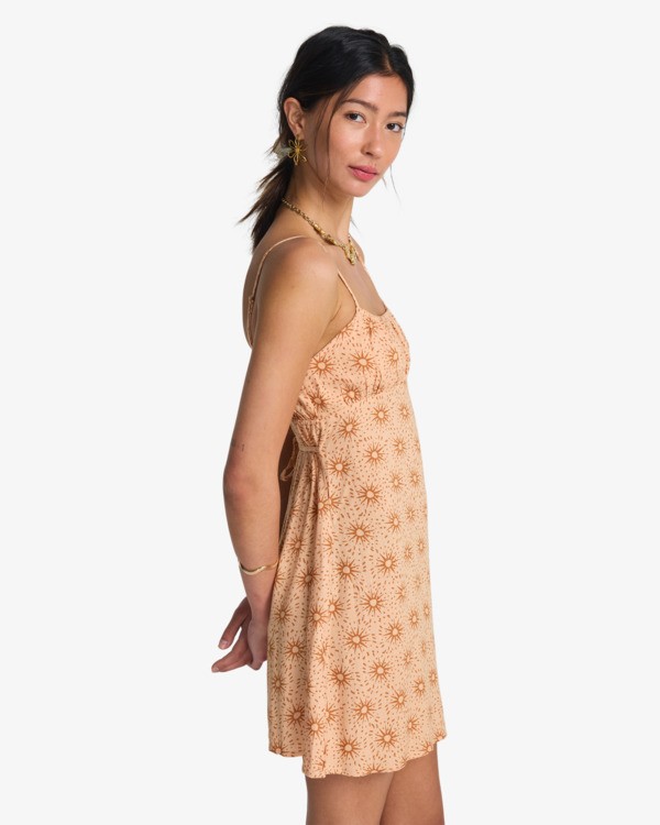 3 Dreaming Of Sun - Mini Vestitino da Donna Orange 24B132518 Billabong