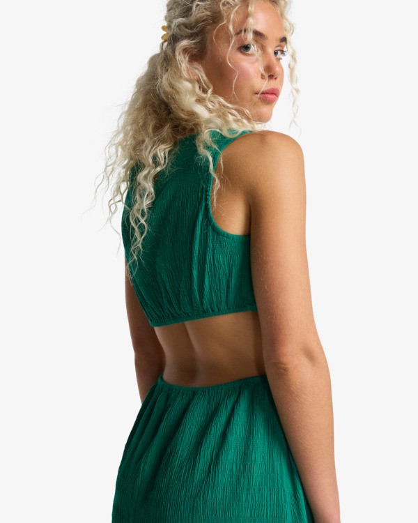 4 Wavy Days - Smocked-Kleid f&uuml;r Frauen Blau 24B133528 Billabong