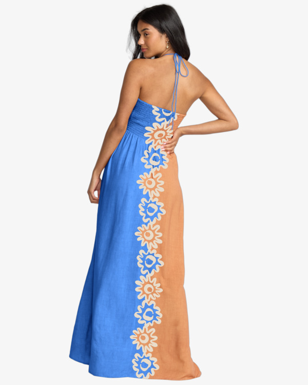 3 Trippin Dippin - Vestido com decote Halter para mulher Marrom 24B133530 Billabong